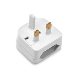 EU To UK Plug Travel Adapter With 5A Fuse UK British Electrical Plug Converter Electric Socket Adapter For Power Cord Outlet