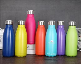 500ml Thermos Bottle Stainless Steel Vacuum Insulated Water Bottle Flask Cola Drinkware Travel Mug Thermo Cup Sea DDA7712179993