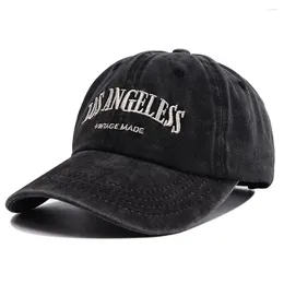 Ball Caps 2024 Embroidered Los Angeles Baseball Cap Male Female Vintage Black Green Y2k Snapback Hats For Men Women Gorros Hombre