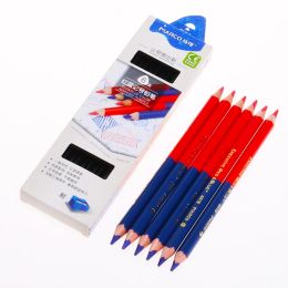 Pencils Red Blue Color Marking Pencil Triangle Marker Pencil Color Pencils Set sharpen Office Supplies Students Children Writing Drawing