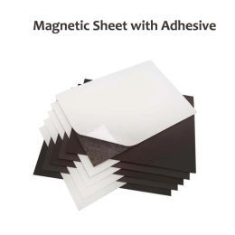 Lifestyle A4 5pcs1mm Magnetic Sheets with Strong Adhesive Cut and Customize Flexible Self Adhesive Magnet Sheets for Picture and Photo