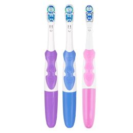 IP7 Waterproof 1st Grade DuPont Bristle Rotary Electric Toothbrush Battery Type Electric Toothbrush Teeth Whitening