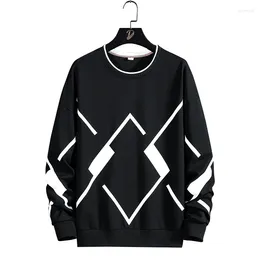 Men's Hoodies Fall Plus Size Casual Sports Sweatshirt 8XL 7XL 6XL 5XL Fashion Round Neck Long Sleeve Loose Printed