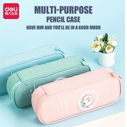 Bags Deli Multipurpose Pencil Case Oxford Cloth Material Cute and Lightweight Large Capacity Pencil Case Office Study Supplies