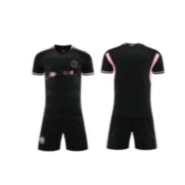 Soccer Jerseys 23-24b Miami Guest Black Club Football Jersey Children's Clothing Adult Set 14x2xl