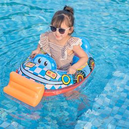 ROOXIN Car Work Truck Inflatable Pool Float Seat Wheel Baby Water Play Tube Children Swimming Ring Float Ring Swimming Pool Toys