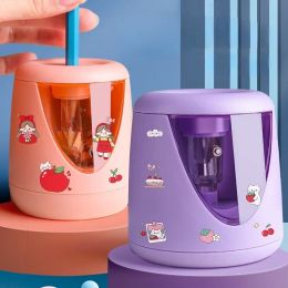 Sharpeners Automatic Electric Pencil Sharpener Cute Multifunction Heavy Duty Mechanical School Primary Students Children Stationery Gift