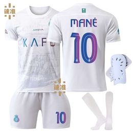 Nassr Jersey Al FC Nd Away Football No Ronaldo Shirt Manet Adult Children S Men S And Women S Suit uit