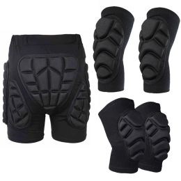 Boots S3XL Sports Skiing Skate Snowboard Protection Ski Protector Skating Protective Hip Padded Shorts Protector Elbow Knee Cover