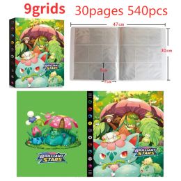 9-Pocket 540 Card Elf Album Comics Games Binder Map Clip Children's Gift List