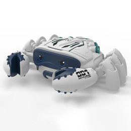 New toys electric crab toys, mechanical crabs, spray toys with lights and music are Christmas gifts for children and teenagers