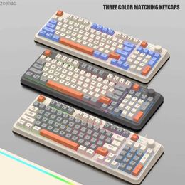 Keyboards K82 Mechanical Keyboard Wired Compact PC Keyboard With Number Pad 94 Keys RGB Light Gaming Keyboards for Computer LaptopL2404