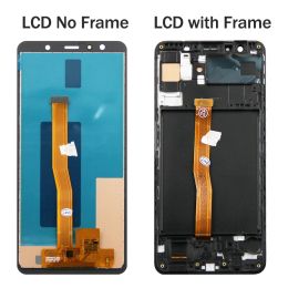 100% Test A750 lcd For Samsung A7 2018 SM-A750F A750FN A750G A750F LCD Display Touch Screen Digitizer Assembly Replace