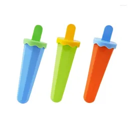 Baking Moulds 5Pcs Ice Popsicles Molds With Drip Guards Reusable Lollys Durable