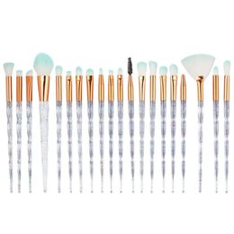 20pcs Makeup Brush Set Brushes Powder EyeShadow Blending Eyeliner Eyelash Eyebrow Make Up Beauty 240403