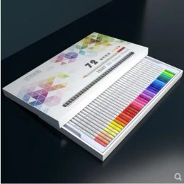 Pencils QIANXUNWUYU 72 colors for beginners painting adult painting professional white stick oily colored pencils artist art set office