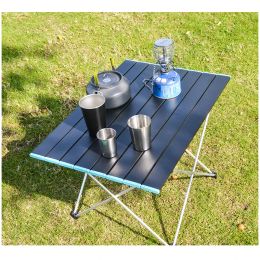 Furnishings Outdoor Folding Camping Table Garden Party Barbecue Table Camping Ultralight Portable Aluminum Alloy Tourist Table Furnishings