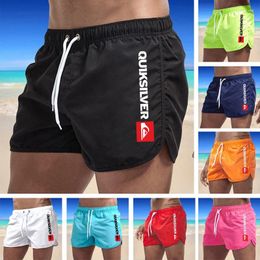 Men's Shorts Summer In Vintage Beach Quick Dry Swim Trunks For Male Drawstring With Pockets Board Bathing Suit S-3XL