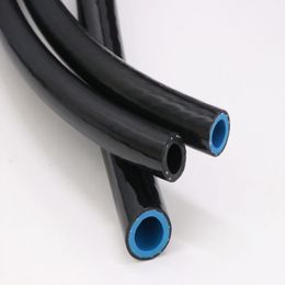 TPU Double-layer Resin Oil Pipe Fuel Tube Oil-resistant Wire-clamping Tubing Hose Diesel Pipeline Black/Blue Core 6~14mm