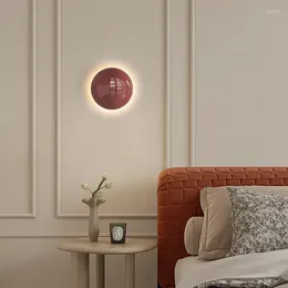 Wall Lamps Modern LED Minimalist Round Ambient Sconces For Living Room Bedroom Study Stairway Balcony Restroom Mirror Lighting