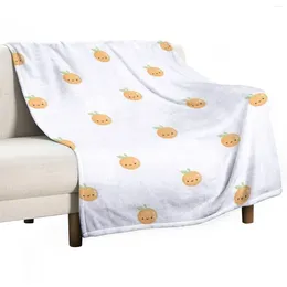 Blankets Happy Little Orange Throw Blanket Fluffy Softs Large