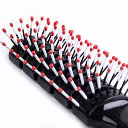 Men's Oil Head Big Back Hair Comb Barber Straight Hair Styling Comb Plastic Comb Red Dye Head Rib Comb