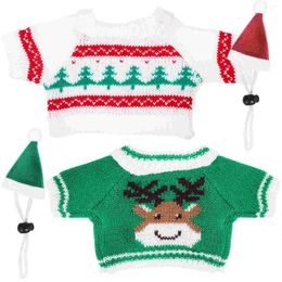 Dog Apparel Christmas Tree Xmas Pet Accessories Clothes Supplies Clothing Set Hamster Costume Polyester Hat