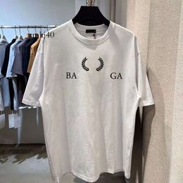 Balengiaga Shirt Designer Mens Women T Shirts Paris Graphic Printing Logo Tshirt Ba Sweaters 2B Long Sleeve Clothes Oversized Pullover Tees Hoodie Ba Shirt 1454
