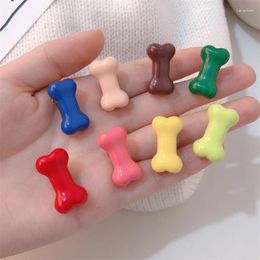 Dog Apparel Candy Coloured Love Bone Pet Hair Clip Edge With Soft Cute Duckbill For Cat Beauty Products