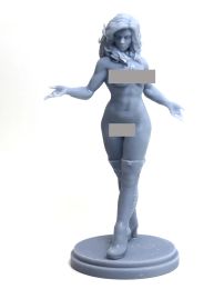 Brushes 1/24 75mm 1/18 100mm Resin Model Nake Girl 3d Printing Figure Unpaint No Color Rw011