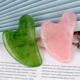 Massage Stones Rocks Stone Gua Sha Massage Board for Face Rose Quartz Guasha Plate Jade Face Massager Scrapers Tools for Face Neck Back Body 240403