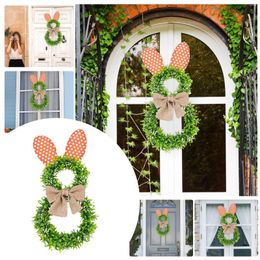 Decorative Flowers Springtime Easter Pleasure : Ear Wreath Bringing Abundant Joy And Quietness To Your Cosy Domain Welcome Light Up