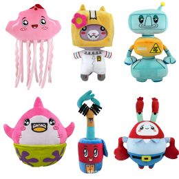 New Ocean Series Paper Box Man Plush Figure Stuffed toy Wholesale