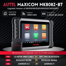 Autel MK808Z-BT OBD2 Scanner Bi-directional Control Code Reader All System Diagnose MK808BT/MK808S Upgraded Car Diagnostic Tool