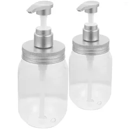 Storage Bottles Plastic Soap Dispenser With Pump Shampoo Bottle Hair Conditioner Lotion
