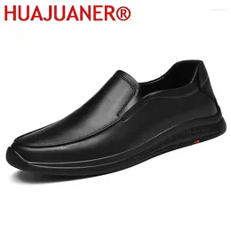 Casual Shoes Men Genuine Leather Non-slip Lightweight Comfortable Luxury Men's High Quality Dress Moccasins Mens Loafers