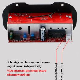 LDZS Speaker Amplifier Board DIY Digital Bluetooth Amplifiers Module AUX TF Card USB 30-80W Speaker 110V 220V 12V 24V