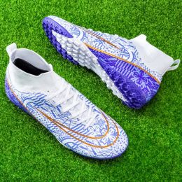 Men Football Boots Long Spike Kids Grass TF/FG Training Soccer Shoes Professional Society Sneakers Outdoor Sports Football Shoes