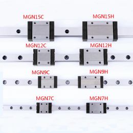 Photography Linear Rail Guide Mini Mgn7 Mgn9 Mgn12 Mgn15 100mm 200mm 350mm Block Mr7 Mr9 Mr12 Mr15 Miniature Slide Carriage Cnc 3d Printer