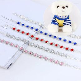 Dog Apparel Pet Accessories Style Rhinestone Fashion Collar Necklace Cute And Sweet Cat Decoration Products