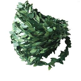 Decorative Flowers Eucalyptus Greenery Leaves Vines Plant Artificial Wall Hanging Garland Green Rattan Room Decor
