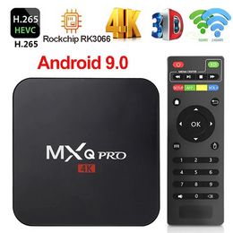 NEW Smart TV Box 4K HD Android 9.0 Rockchip RK3066 2.4G/5G WIFI 3D Video Media Player Home Theater TV Box MXQ Pro Set Top Box