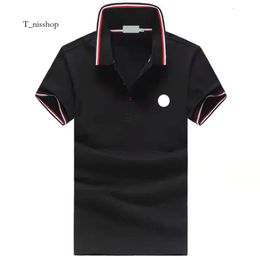 Designer Mens Basic Business T Shirt Fashion France Brand Men's T-shirts Embroidered Armbands Letter Badges Polo Shirt Shorts 894