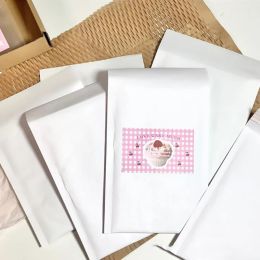 Mailers 50Pcs/Lot Bubble Envelope bag White Bubble Kraft Paper Self Seal Mailing Bags Padded Envelopes For Postcard Mailer