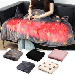 Blankets Heated Electric Blanket Fast Heating Heater USB Wearable 3 Heat Settings Warm Cozy Winter