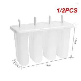 Baking Moulds 1/2PCS Mold 4 Grids Clean And Hygienic Easy To Material Safety Release Kitchen Tools Popsicle Durable