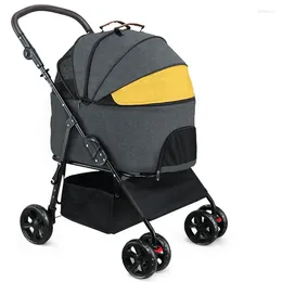 Cat Carriers Pet Cart Light Foldable Detachable Transport Medium And Large Dog Car Outdoor Portable Accessories