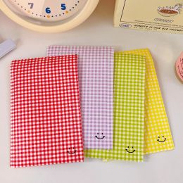 Mailers 20pcs INS Style Smiley Plaid Express Bag Bubble Mailers Shipping Bags Book Jewellery Packaging Envelope Pouches
