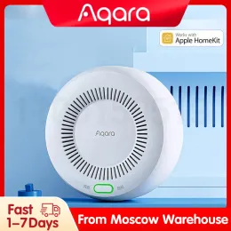 Control New Aqara Smart Natural Gas Detector Zigbee Gas Leak Alarm Intelligent Linkage Smart home security For Xiaomi mi home Homekit