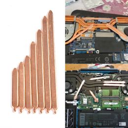 Copper Tube Diy Computer Laptop Cooling Notebook Heat Pipe Flat Tube 60mm-150mmCopper Tube Flat Heatsink
